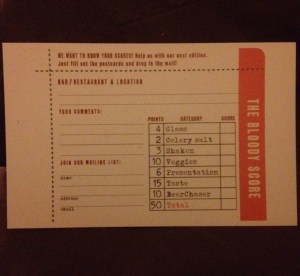 Bloody Trail Rating System