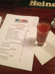 Oyster Bar Grand Central Station Bloody mary