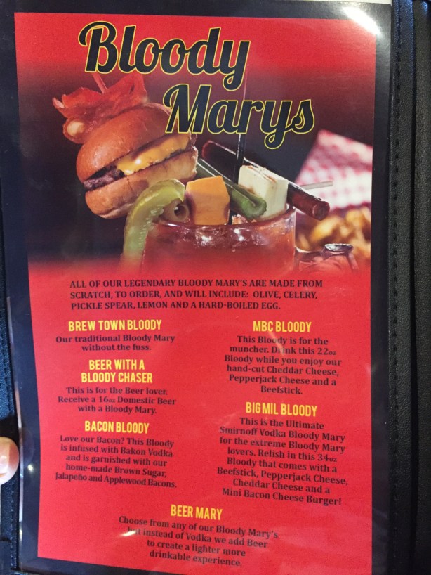 Milwaukee Burger Company Bloody Mary