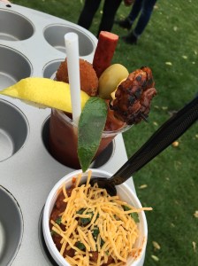 Miller Time Pub had excellent bloodies and chili (again) this year.