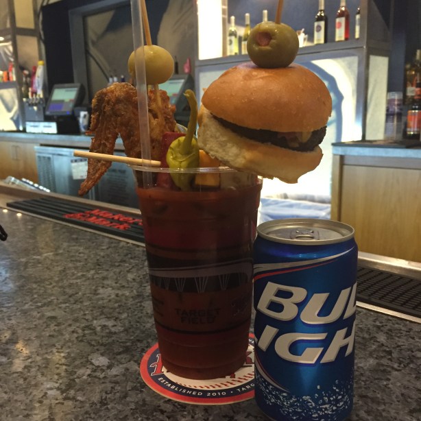 Cluck and Moo Bloody Mary Twins Target Field Minnesota