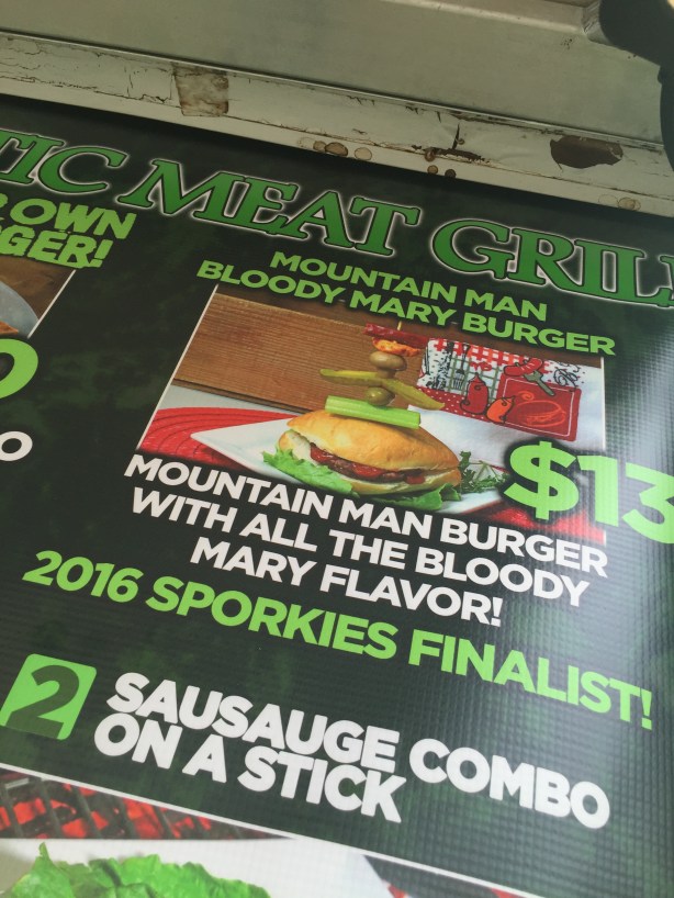 Mountain Man Bloody Mary Burger