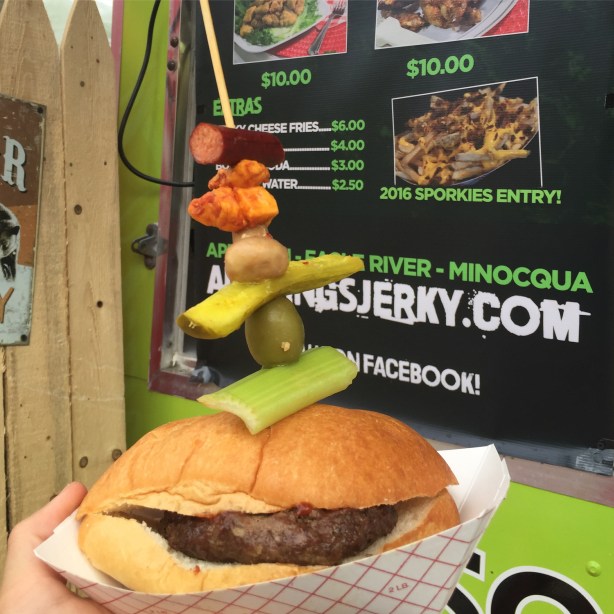 Mountain Man Bloody Mary Burger